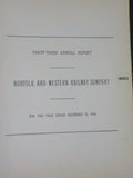 Norfolk and Western Railway Annual Report 43rd Year ended December 31 1938  MAP