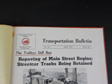 Transportation Bulletin 1957 #40-47 Hard Cover Street Railways of Connecticut