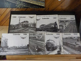 GM&O Historical Society News Magazine Calendar Lot of 7 Various 1990-2000