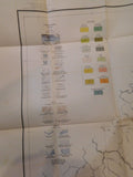 Map Soil Map of West Virginia 1923  Folded Notice damage