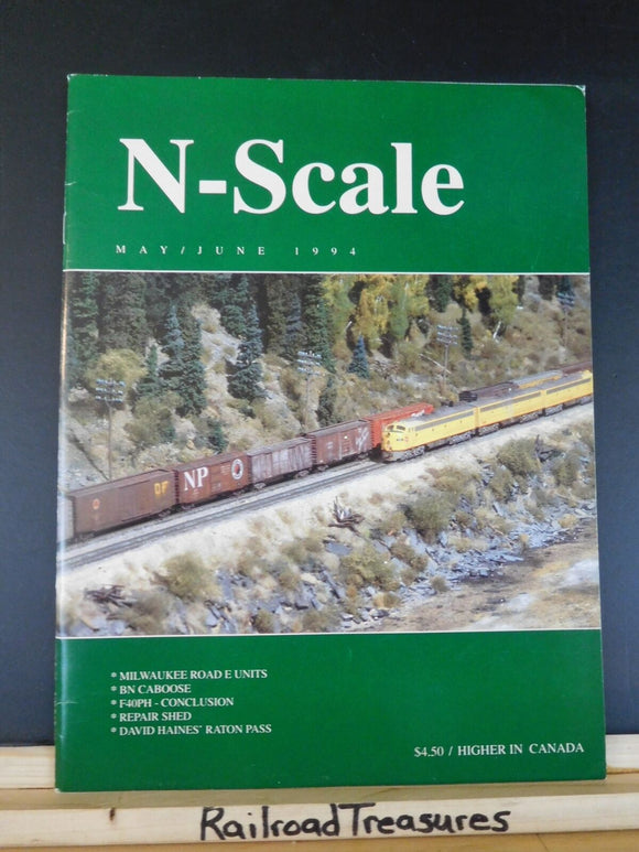 N Scale Magazine 1994 May June BN Caboose