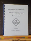 Atlanta & West Point Railroad Co Remembered by Walter W Skinner Sr