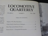 Locomotive Quarterly 1985 Fall Vol 9 #1 UP West Point Hudson Division Rough Cove