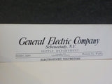 General Electric Company Supply Department Bulletin No W4783 1910 October Electr
