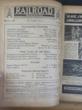 Railroad Magazine 1940 March Student Fireman Streetcar Cavalcade WHeels within w