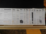 Boston and Maine Historical Society Newsletter 1985  12 issues
