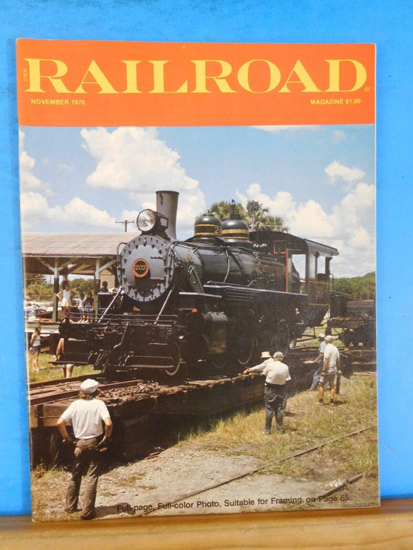 Railroad Magazine 1976 November Amtraking Across the Country PC loco roster 4