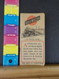 Chicago & North Western Line graph paper notebook