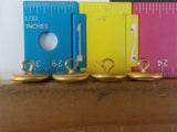 Button Conrail Waterbury Lot of 4 small gold in color