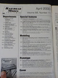 Railroad Model Craftsman Magazine 2000 April South Shore modern interurbans Cisc