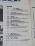 Railway Age 1984 November Search for productivity High speed corridors