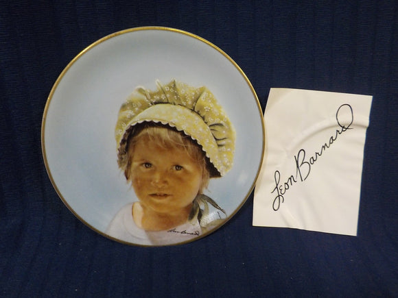 Plate Children of the Week Monday's Child is fair of face Leon Barnard  p0981