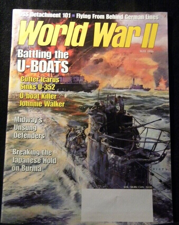 World War II 1996 May Battling U-boats OSS Detachment 101 Midway's unsugn defend