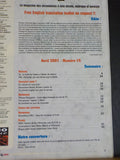 Voie Libre Le magazine des secondaires A voie etroite et Metrique #15 Avril 2001