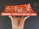 Thomas Cook European Timetable 1993 Winter Rail Services September 26 October 31