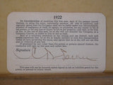 Pass Richmond Fredericksburg & Potomac Railroad Annual Employee Pass 1922 #B3184