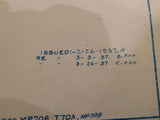 Blueprint PRR Passenger Cars Bolster End Casting and Side Bearing 410463-C