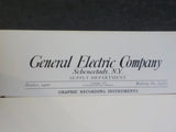 General Electric Company Supply Department Bulletin No S4783 1910 October Graphi