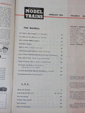 Model Trains 1956 February Circus flavor with 1 car Combination track sections