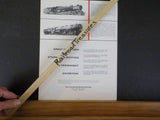 Great Northern Railway Steam Locomotives  Form 6026 Brochure