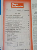 Model Railroader Magazine 1962 April Plans & Photos Scenery at Pit River