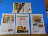 Ads General Motors EMD Lot #3 Advertisements from various magazines (10)