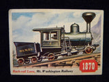 TCG Trading Card 27 Rack-Rail Loco. Mt. Washington Rwy. Railroad Train