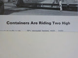 Southern Pacific Bulletin 1977 December  Employee Magazine Containers 2 high