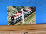 Postcard Pittsburgh & Shawmut Railroad’s Betsy Ross & Independence 1976 Bicenten