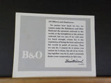B&O Salute by Davis & Roberts Soft Cover  Baltimore & Ohio