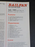 Railfan & Railroad Magazine 1985 July Alcos on the Lake Superior & Ishpeming