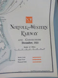 Norfolk and Western Railway Annual Report 28th year ended December 31 1923 MAP