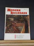 Modern Railroads 1955 February Piggybacks A&S 17 diesels Santa Fe long rail