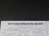 TTOS Bulletin Vol 7 #4 1972 April 15 Toy Train Operating Society A Sampling of
