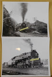 Photo Reading Locomotive #2100 Lot of 2 photos.  Approx 8 X 10 Inches.