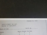 Bemis Street Railway roster of equipment 1960-1969