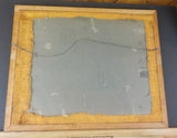 Antique Barbed wire Framed Display 6 different wire in wooden frame