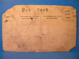 Postcard C.M. & St. Paul RY Passenger Station Janesville Wisconsin 1900's Damage