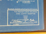 Blueprint PRR Diesel-Electric Locomotives Trucks Brake Leer v 455764