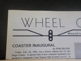 Wheel Clicks 1995 April Pacific Railroad Society Coaster Inaugural