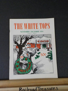 White Tops Circus Magazine 1954 November December The circus in early Chicago