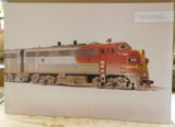 Print Santa Fe Locomotive #300 Photograph by W Schaumburg. Carstens Publications