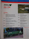 Model Railroading 1996 July Making waves BN Denver Sw12s General Electic U33C UP