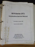 SD70 series (DC) Locomotive Service Manual EMD GE