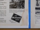 Ads Milwaukee Road Lot #10 Advertisements from various magazines (10)