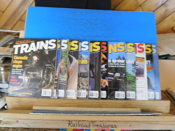 Trains Magazine Complete Year 2005 12 issues