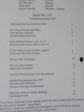Western Pacific Feather River Rail Society The Train Sheet #115 2002