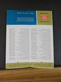 Map Rock Island Lines Map of the United States 1968 June