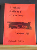 Stephans Railroad Directory  Railroad / Railfan Index 1929-1987 RR RF set 2 bks
