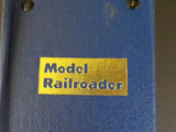 Model Railroader Magazine Complete year in MR blue binders 1977    12 issues